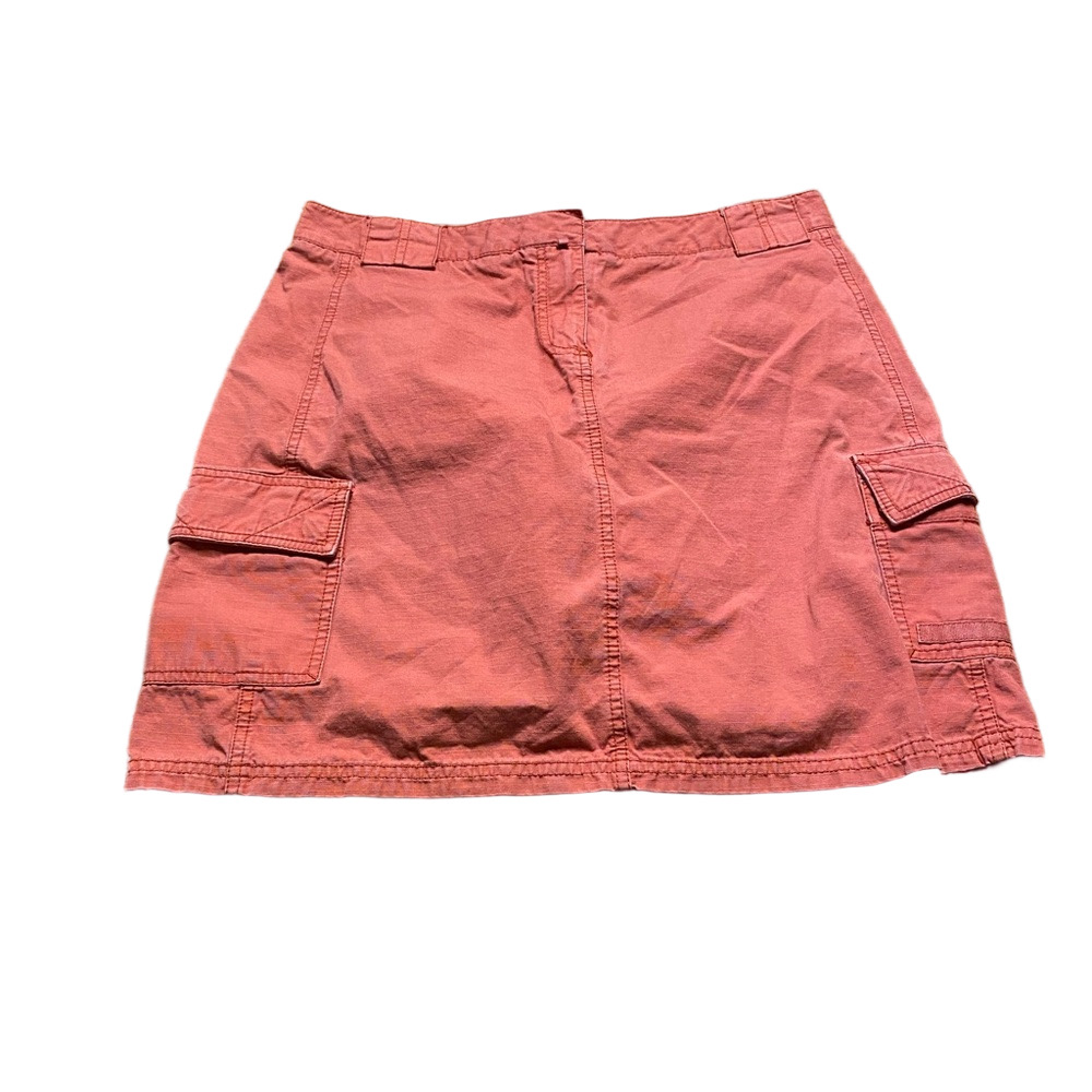 J.Crew Cargo Mini Skirt – Rust Orange – Size 8 - Picture 2 of 7